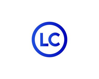 lc cl harf logo tasarım vektör şablonu