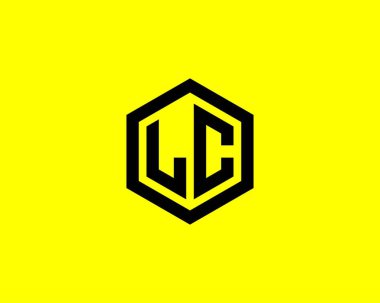 lc cl harf logo tasarım vektör şablonu