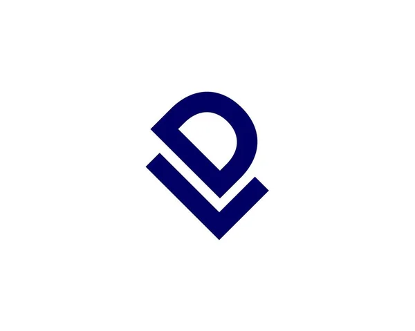 Dl字母标志设计向量模板 — 图库矢量图片
