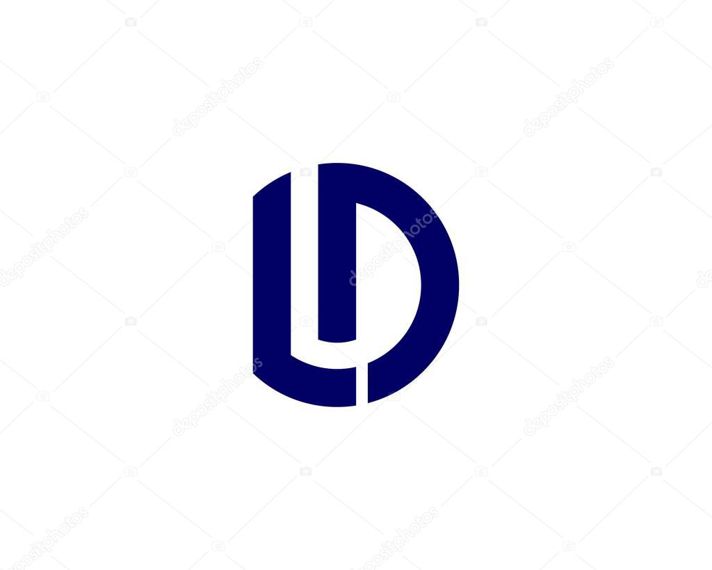 Ld Dl Letter Logo Design Vector Template Larastock