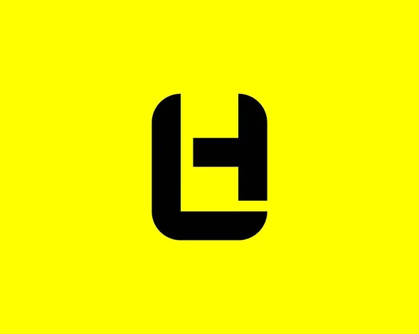 Khal Літери Дизайн Логотипу Векторний Шаблон — стоковий вектор