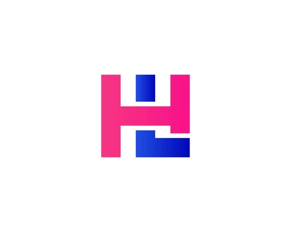 Hl字母标识设计向量模板 — 图库矢量图片