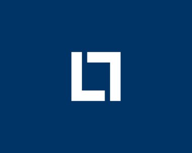 L ll harfi logo tasarım vektör şablonu