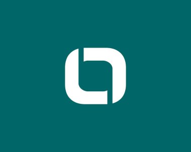 LO OL harf logo tasarım vektör şablonu