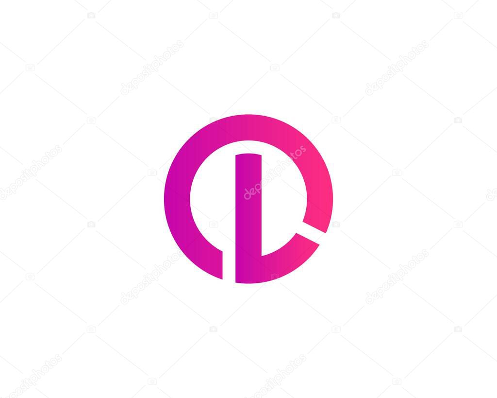 LO OL letter logo design vector template