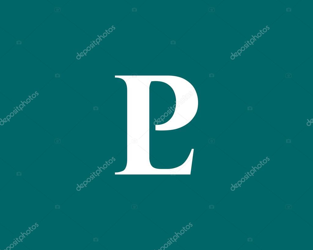 LP PL letter logo design vector template