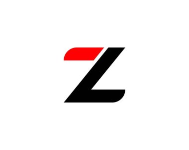 LZ ZL harf logo tasarım vektör şablonu