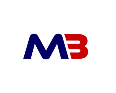 MB BM harf logo tasarım vektör şablonu
