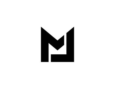 ML LM harf logo tasarım vektör şablonu
