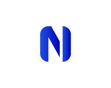 NI In Letter logo tasarım vektör şablonu