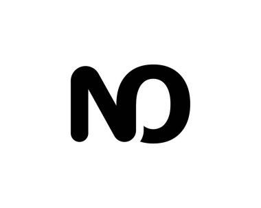 HAYIR Harf logosu tasarım vektörü şablonu