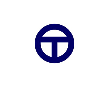 TOT TO harf logo tasarım vektör şablonu