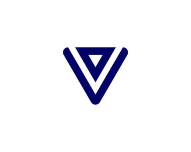 V OV VO harf logo tasarım vektör şablonu