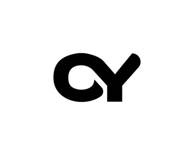 Y OY YO harf logo tasarım vektör şablonu