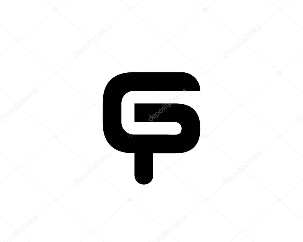PG GP letter logo design vector template