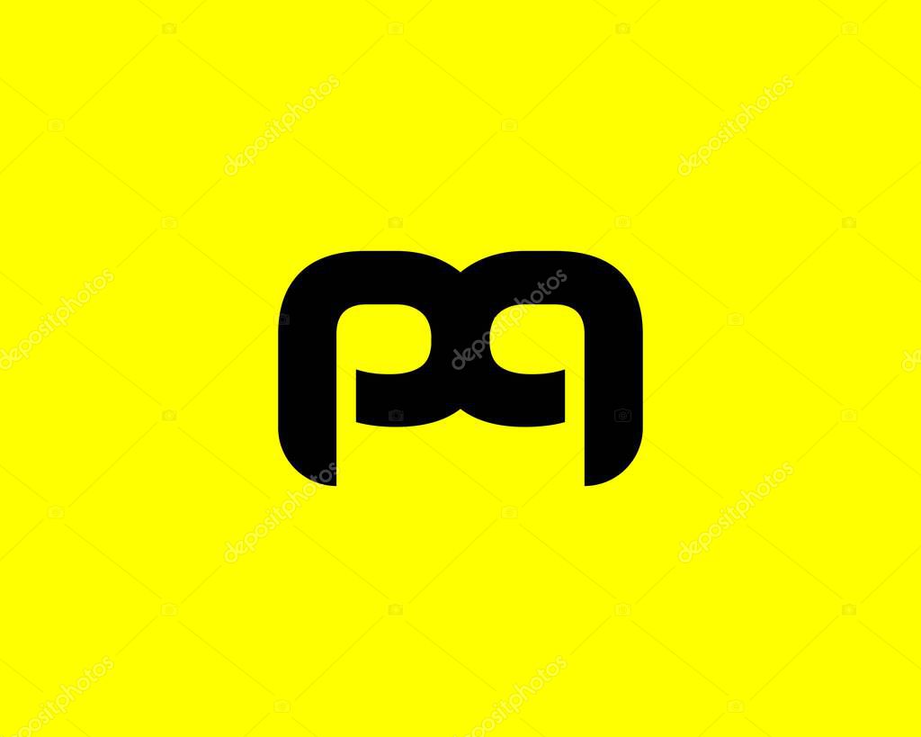Pq Qp Letter Logo Design Vector Template Larastock