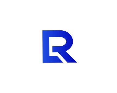 RL LR harf logo tasarım vektör şablonu
