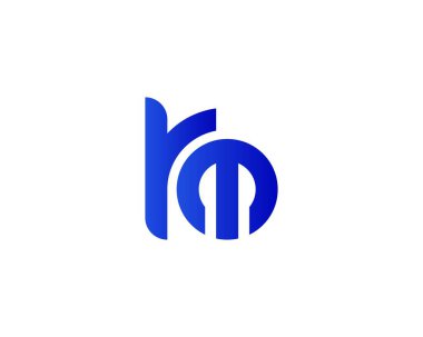 RM MR Letter logo tasarım vektör şablonu