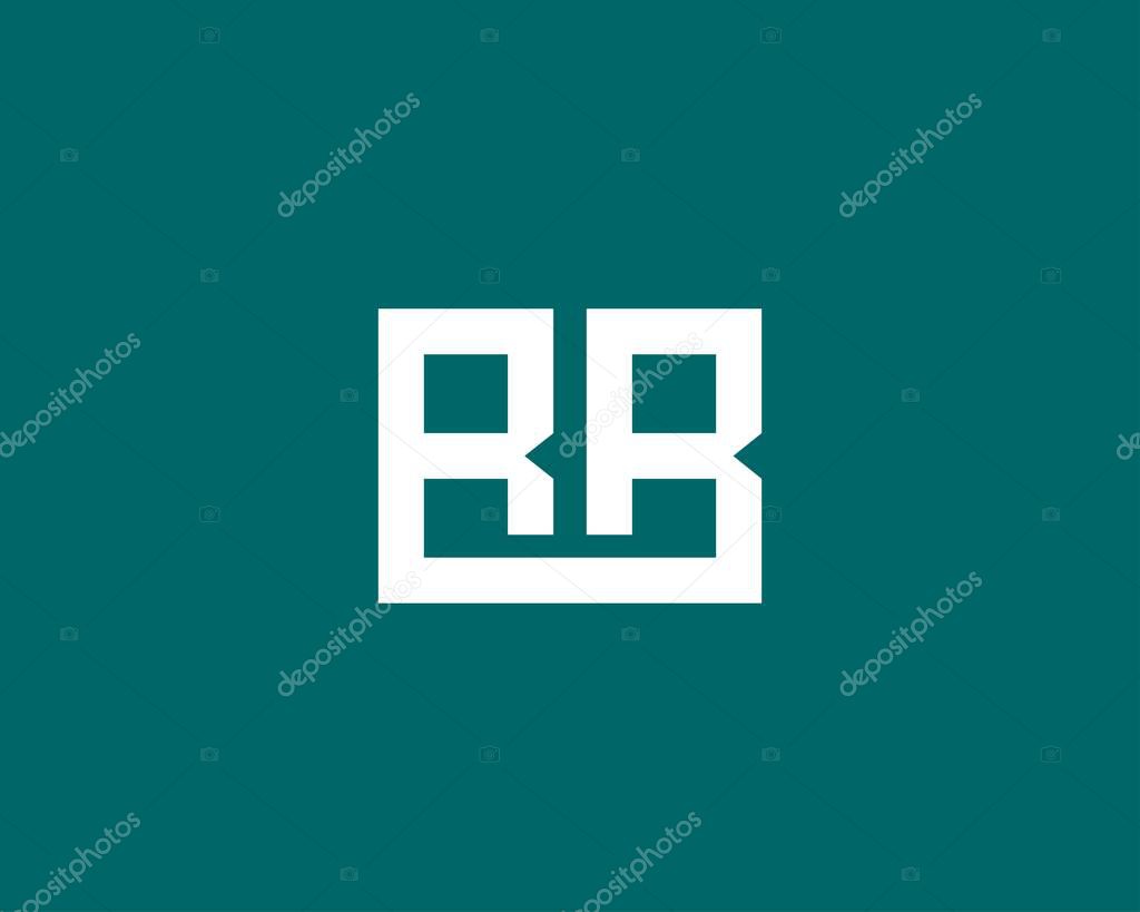 RR R letter logo design vector template