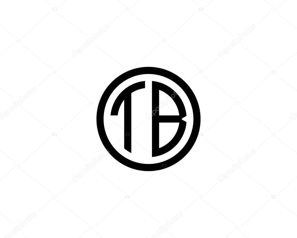 TB BT letter logo design vector template