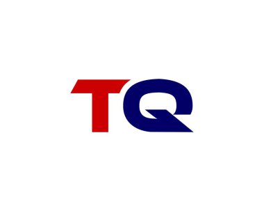 TQ QT harf logo tasarım vektör şablonu