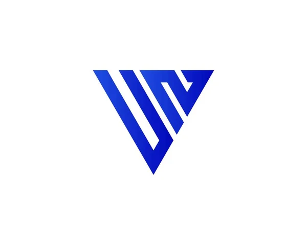 Modèle Vectoriel Conception Logo Lettre Onu — Image vectorielle