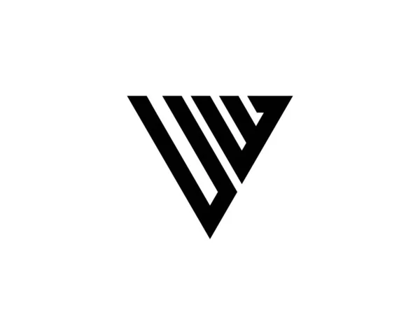 Wu字母标志设计向量模板 — 图库矢量图片