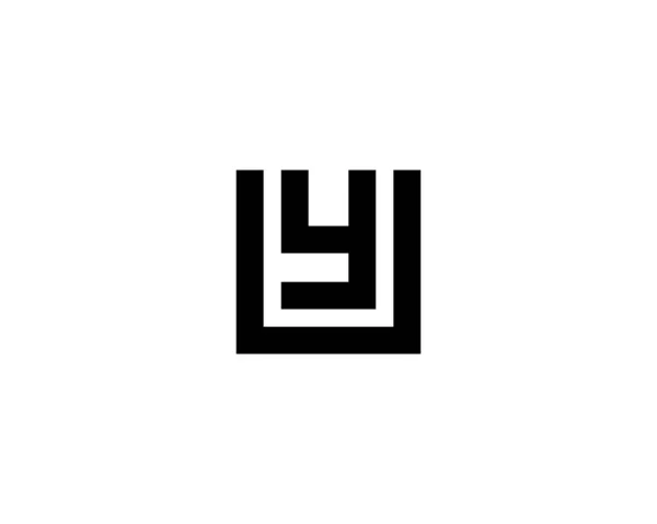 Bokstav Logotyp Design Vektor Mall — Stock vektor
