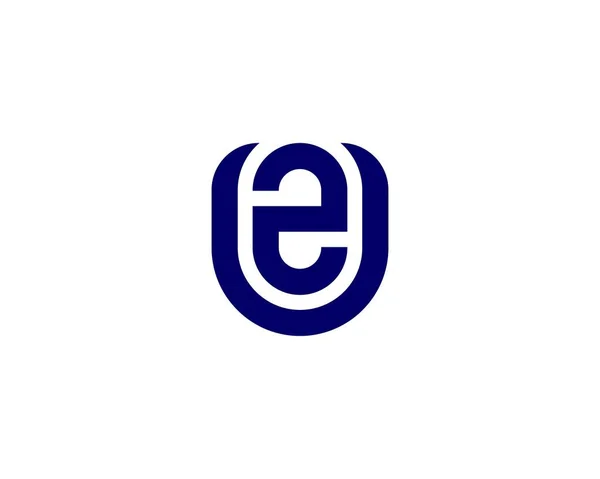 Huruf Desain Logo Vektor Tergoda - Stok Vektor