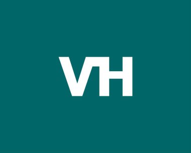 VH HV Letter logo tasarım vektör şablonu