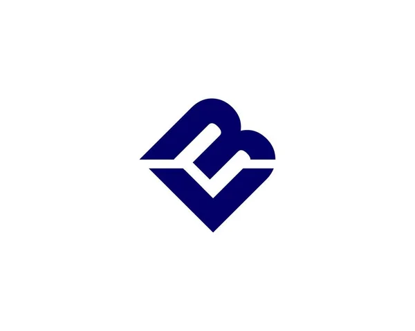 VB BV harf logo tasarım vektör şablonu
