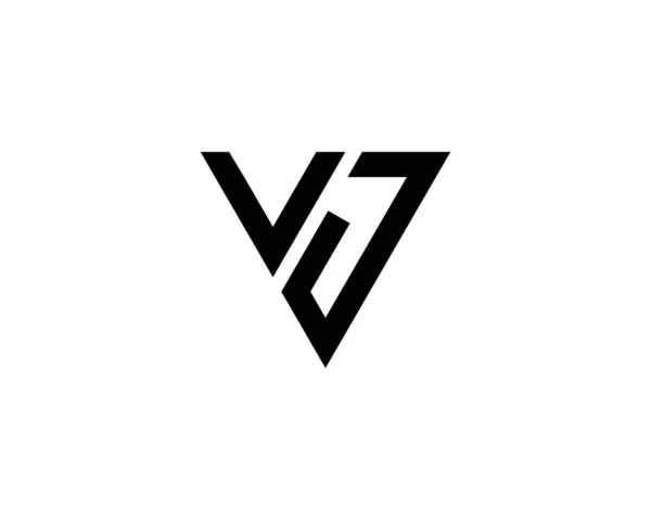 Modelo Vetor Design Logotipo Letra —  Vetores de Stock