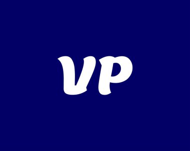 VP PV harf logo tasarım vektör şablonu