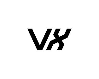 VX XV Letter logo tasarım vektör şablonu