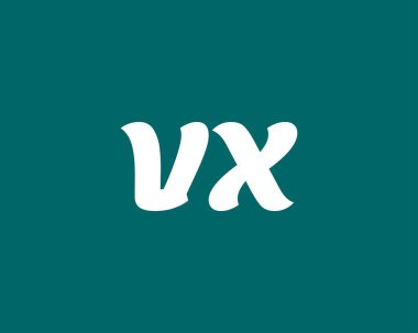 VX XV Letter logo tasarım vektör şablonu