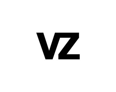 VZ ZV harf logo tasarım vektör şablonu
