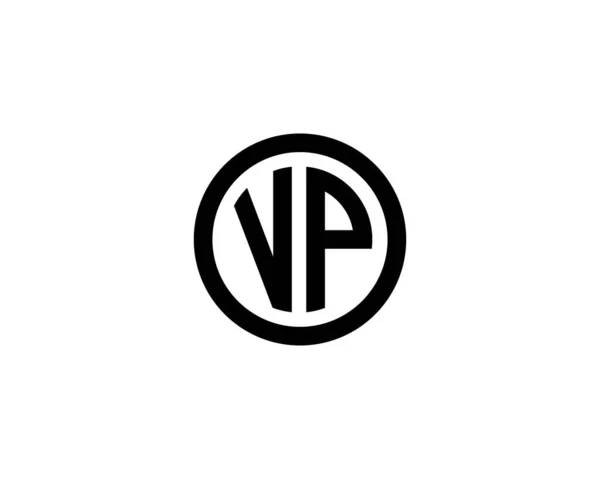 Modelo Vetor Design Logotipo Carta — Vetor de Stock
