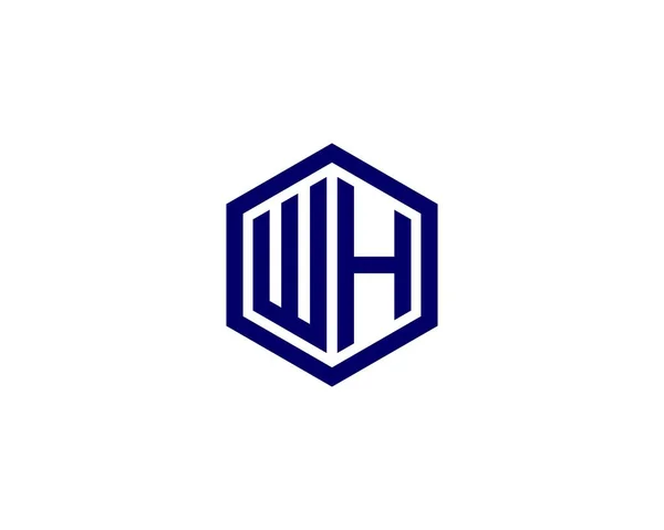 Harf Logo Tasarım Vektör Şablonu — Stok Vektör