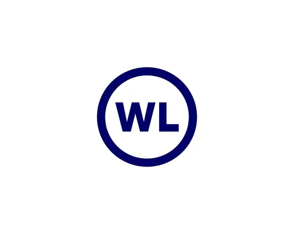 Lw字母标志设计向量模板 — 图库矢量图片