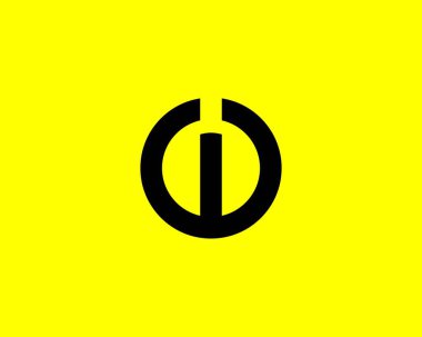WO OW harf logo tasarım vektör şablonu