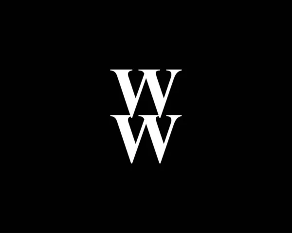 Wwwレターロゴデザインベクターテンプレート — ストックベクタ