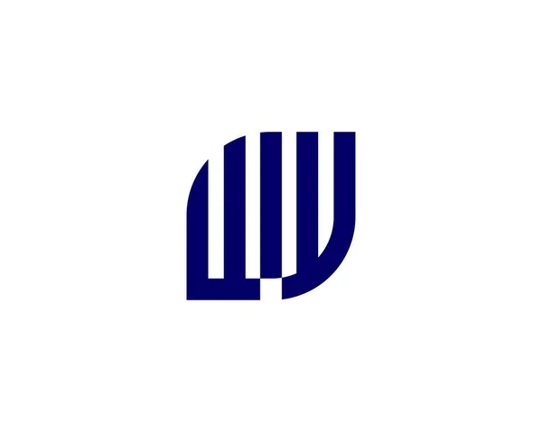 Letter Logo Tasarım Vektör Şablonu — Stok Vektör