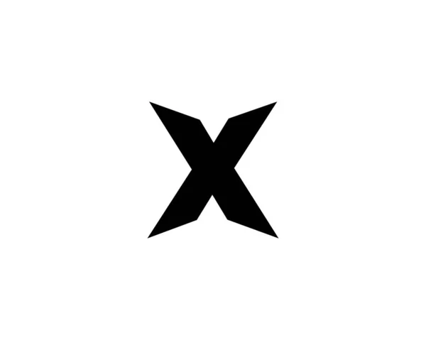 X文字ロゴデザインベクターテンプレート — ストックベクタ