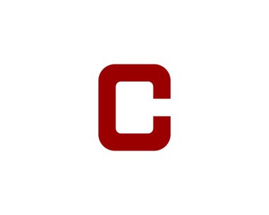 C CC Letter logo tasarım vektör şablonu