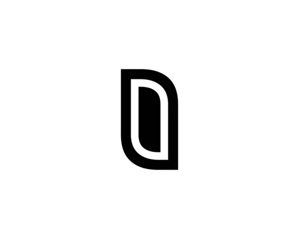 Literowy Wzór Wektora Projektu Logo — Wektor stockowy