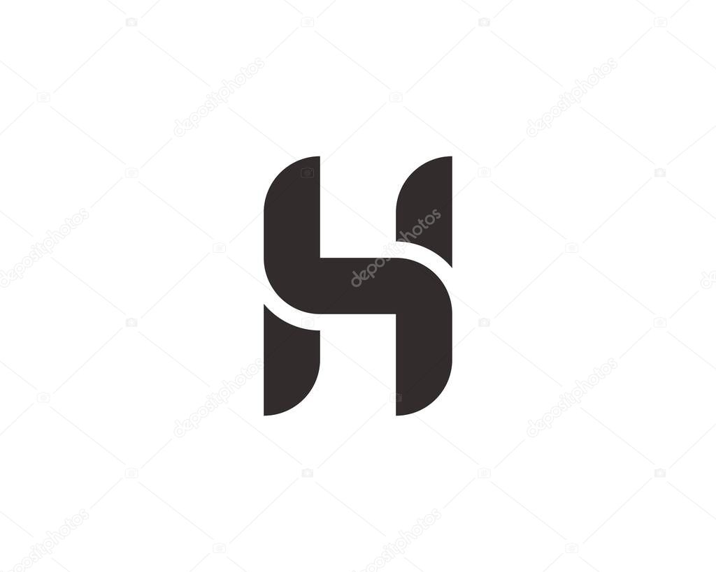 H letter logo design vector template