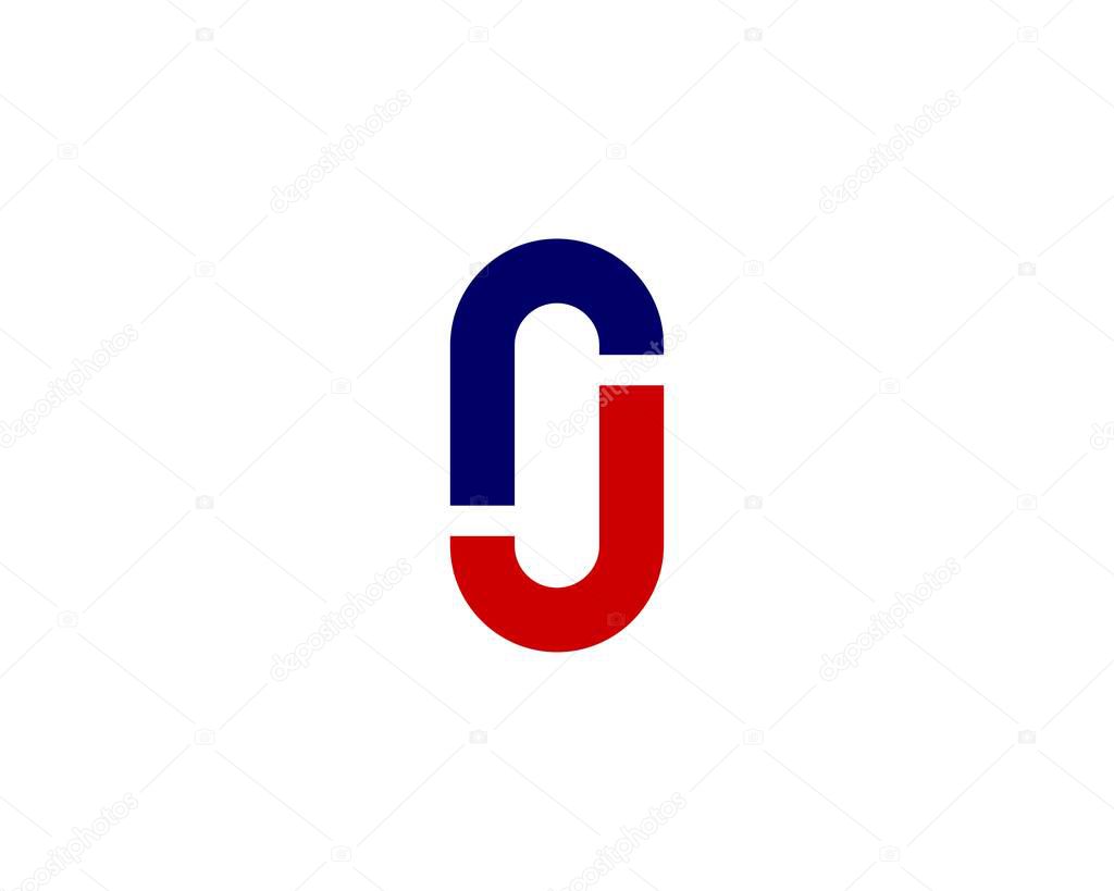 J JJ letter logo design vector template