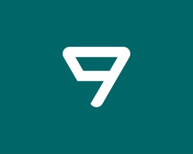 Q harfi logo tasarım vektör şablonu