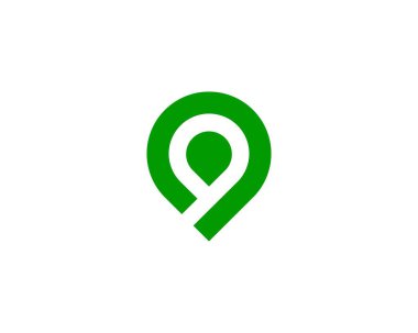 Q harfi logo tasarım vektör şablonu