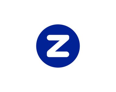 Z Harfi logo tasarım vektör şablonu